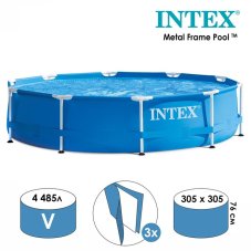 Бассейн каркасный Metal Frame Pool 305 х 76 см, от 6 лет, 28200NP 134363